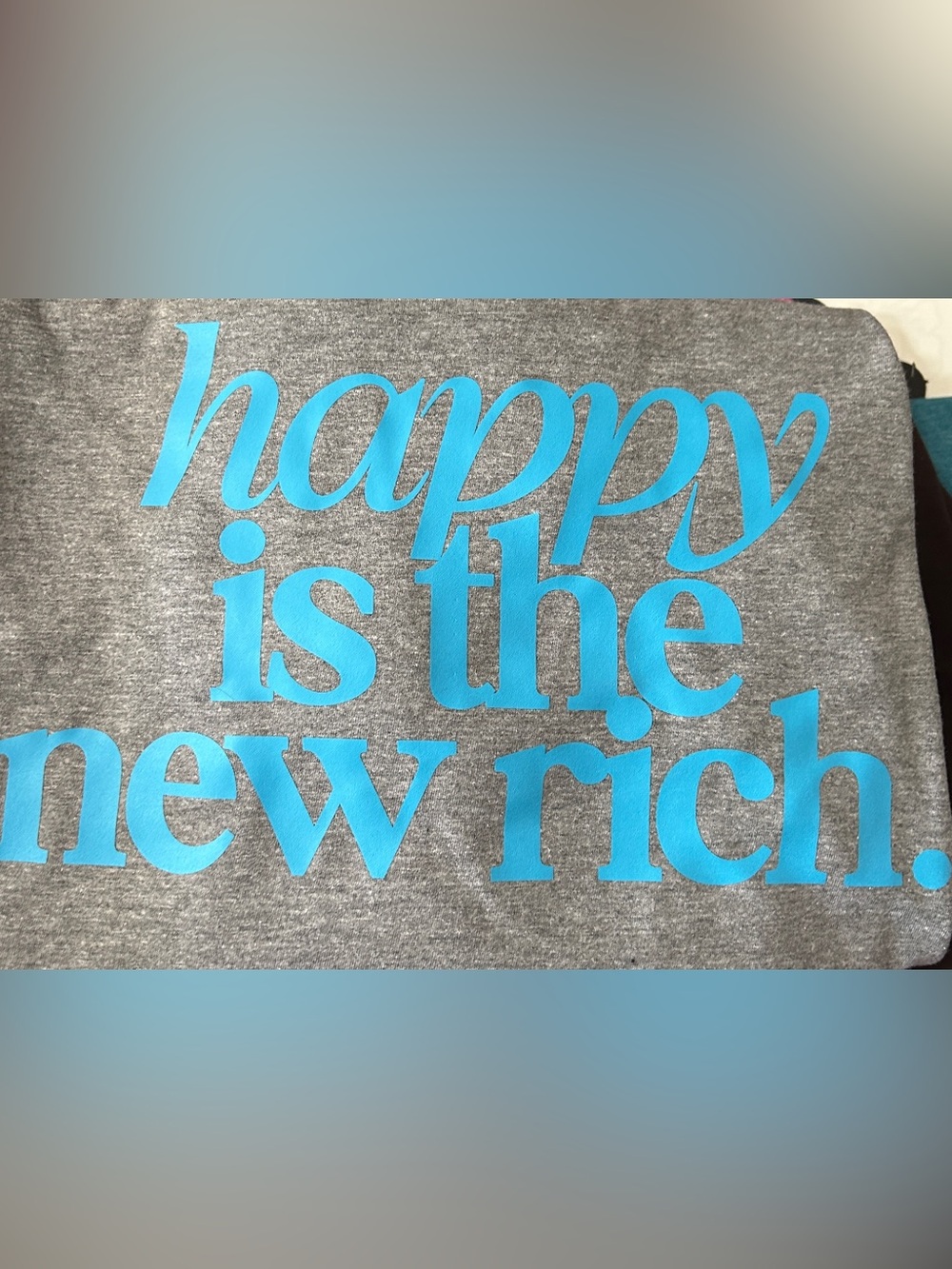 Gildan Soft Style “ Happy is the new rich” Tee